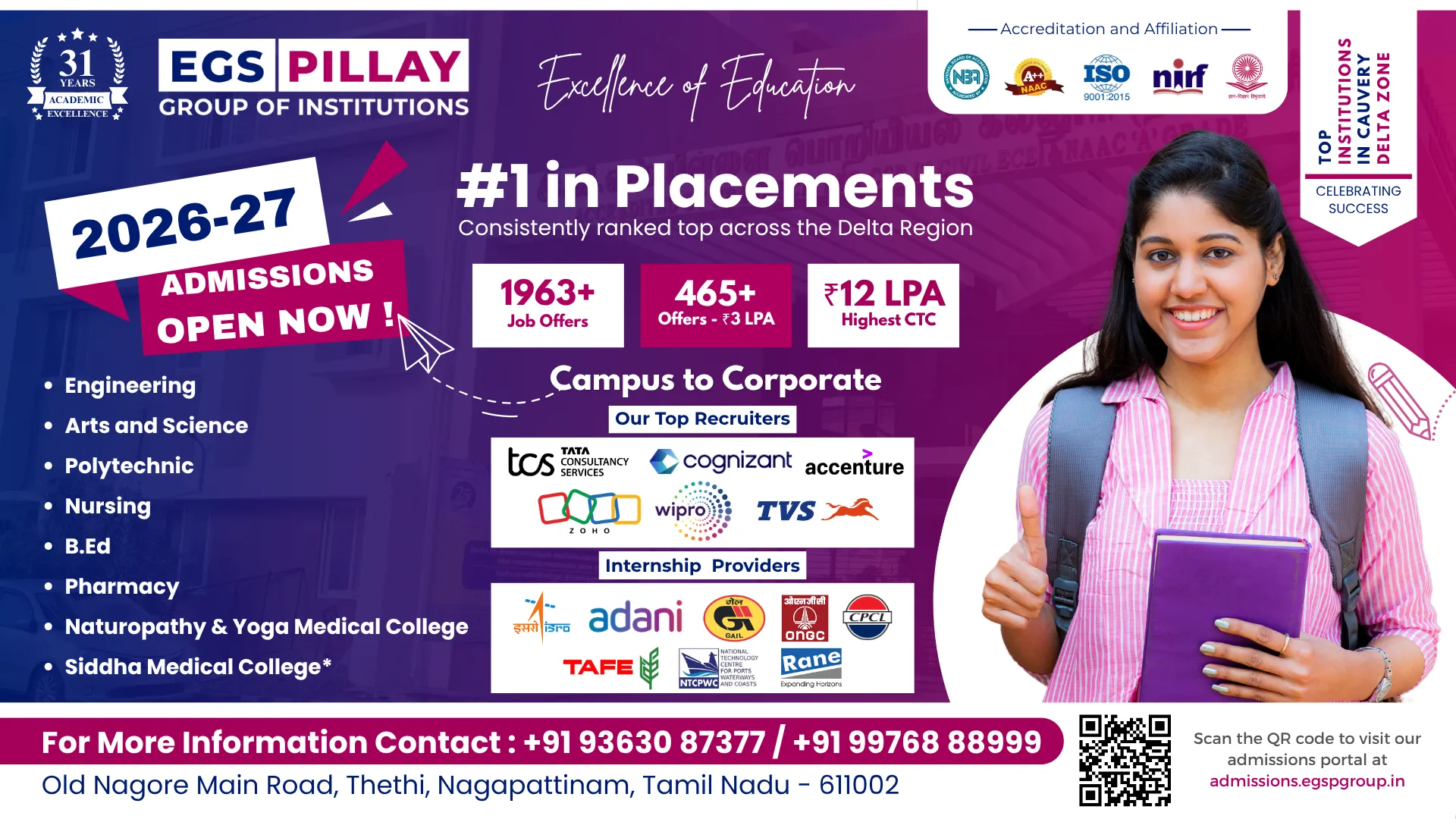 EGS Pillay Group Placement Achievements and Statistics 2024-2025